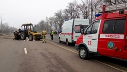 Автомобиль столкнулся с трактором в Ивнянском районе