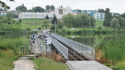 Строительство пешеходно-прогулочного моста со смотровой площадкой завершается в Ивне 