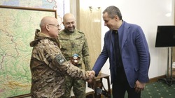 Белгородский губернатор встретился с ушедшим на СВО Антоном Шопиным 