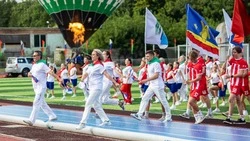 Команда Ивнянского района приняла участие в параде физкультурников