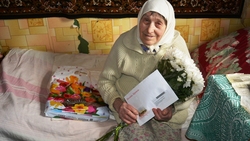 Труженица тыла Зинаида Бочарова из Берёзовки Ивнянского района отметила 95 лет