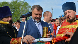 Ивнянцы первыми в Белгородской области встретили Благодатный огонь