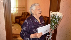 Коренная жительница Верхопенья Мария Прохорова отметила 90-летие