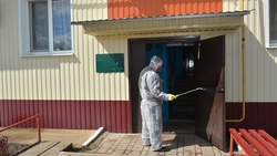 Спасатели возобновили работы по дезинфекции в Ивнянском районе